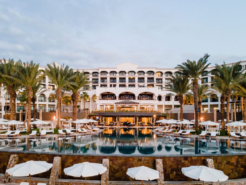 Hilton Los Cabos pool and resort exterior